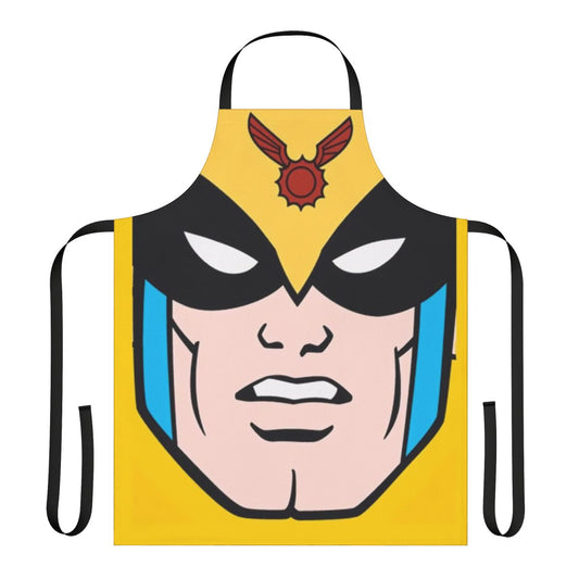 Birdman-inspired apron featuring the iconic superhero character