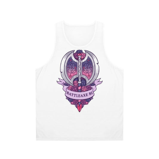Bisexual Battle Axe Unisex Tank Top