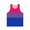 Bisexual pride unisex tank top