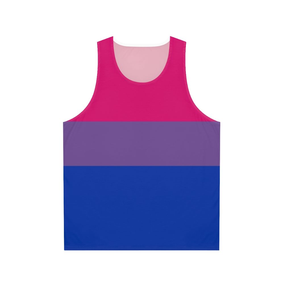 Bisexual pride unisex tank top