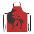 Bison-Inspired Apron Featuring a Minimalist Design Ideal for Fans of Street Fighter and Anime
