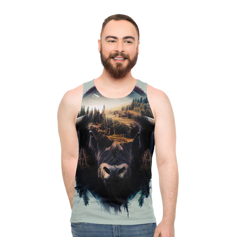 Bison Unisex Tank Top