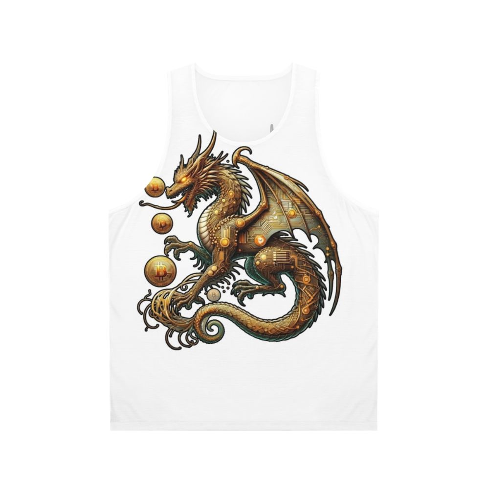 Bitcoin Dragon Unisex Tank Top