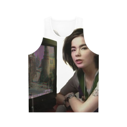 Bjork Aesthetic Vaporwave Unisex Tank Top
