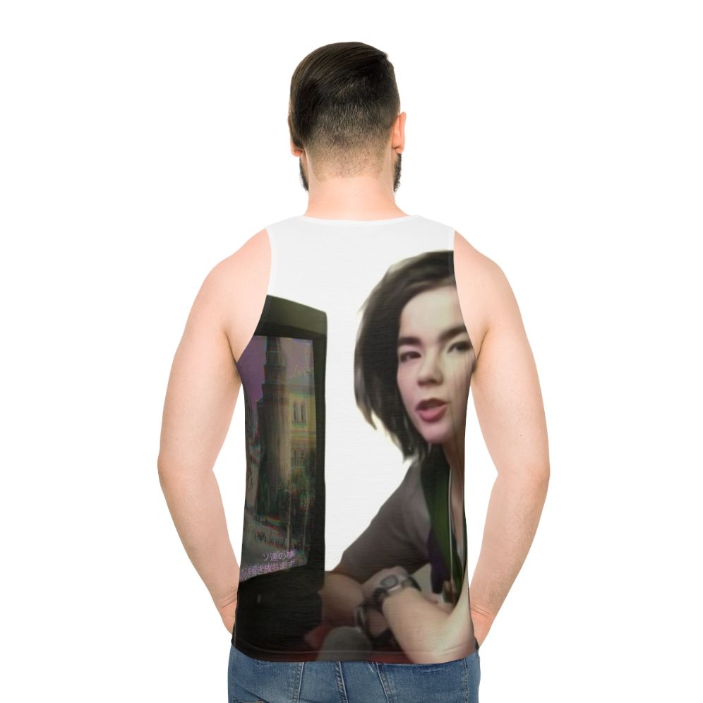 Bjork Aesthetic Vaporwave Unisex Tank Top