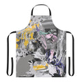 Bjork-inspired apron featuring a remixed design from the Vespertine album