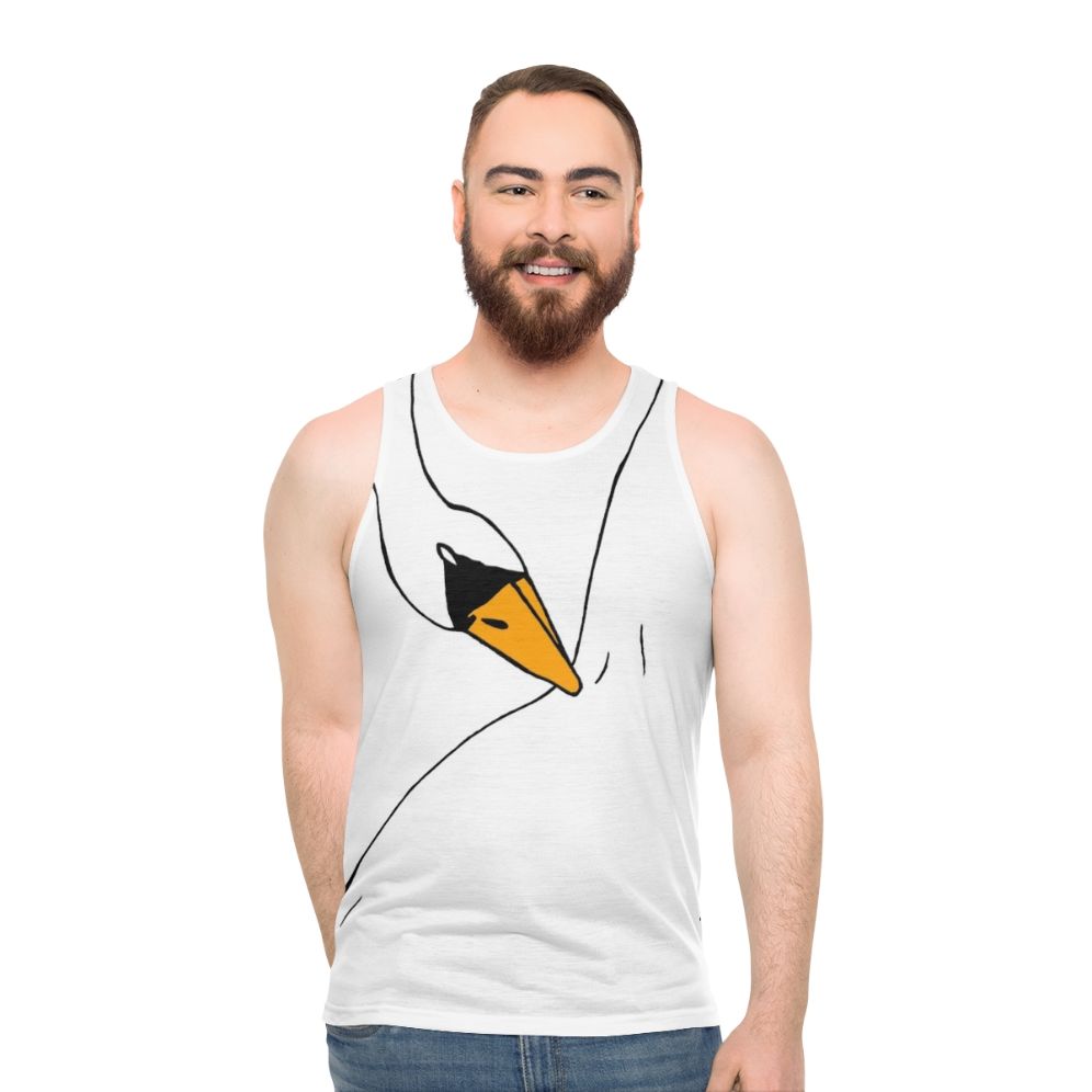 Bjork Swan Unisex Tank Top