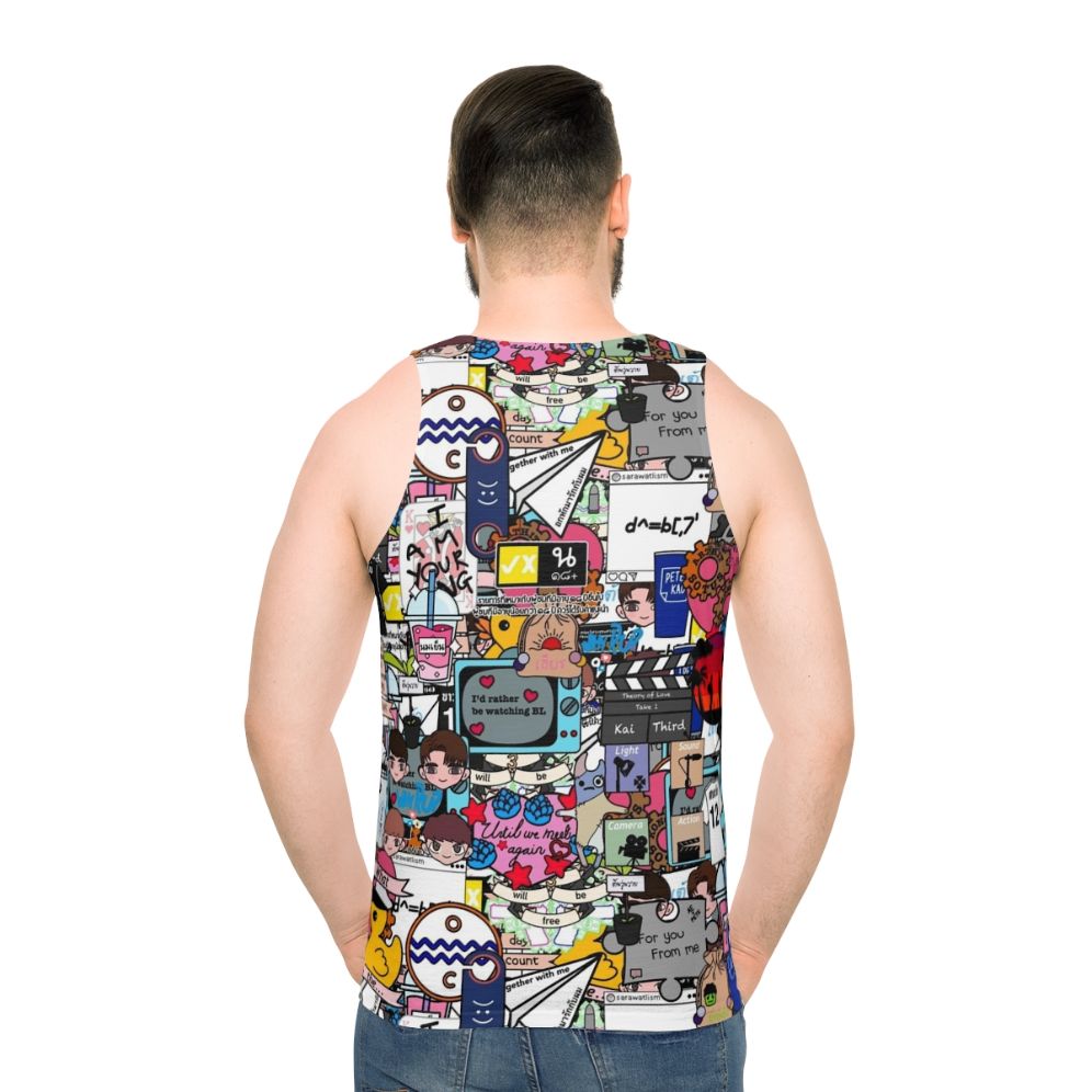 Bl Sticker Bombed Unisex Tank Top