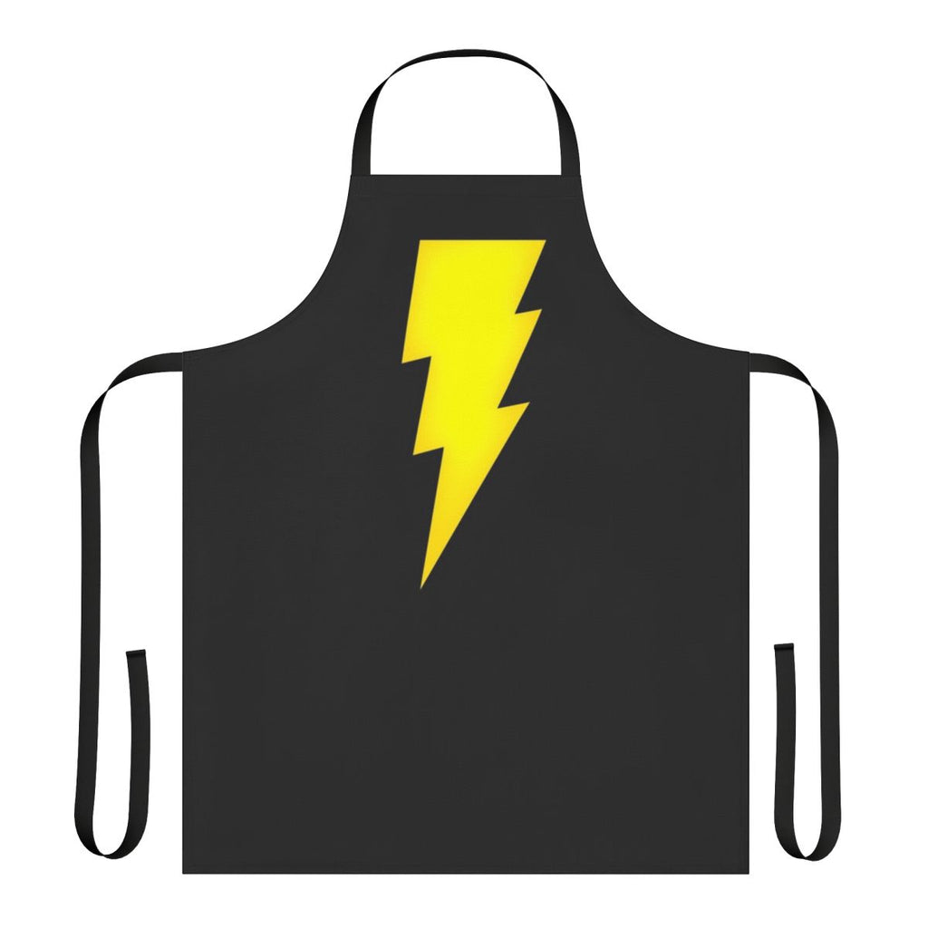 Black Adam inspired cooking apron with character graphic
