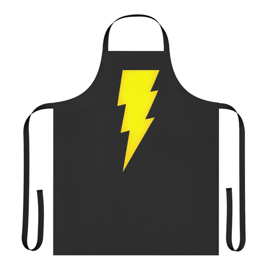 Black Adam inspired cooking apron with character graphic