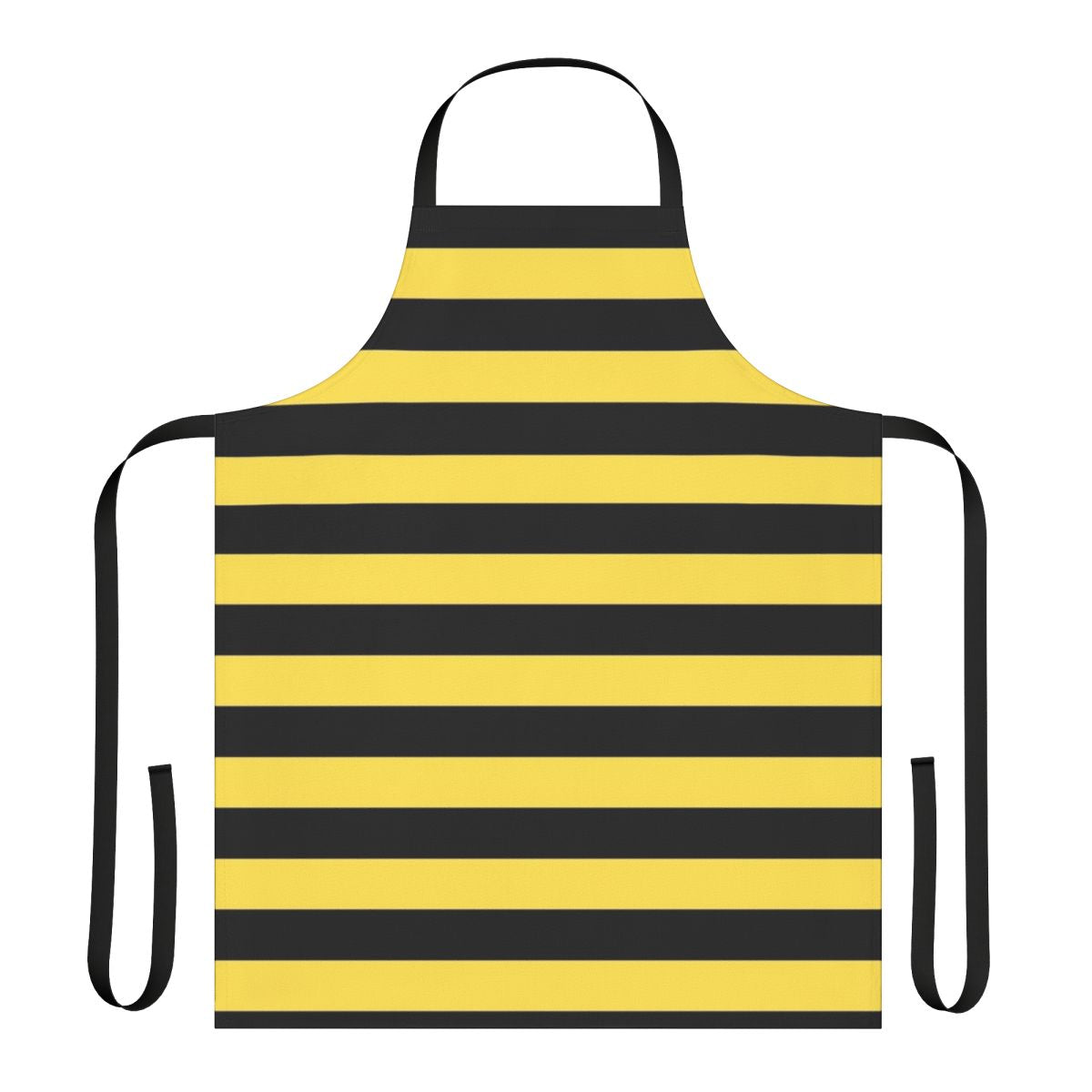 Black and yellow striped apron with 'Live Boldly' quote from the film 'Me Before You'