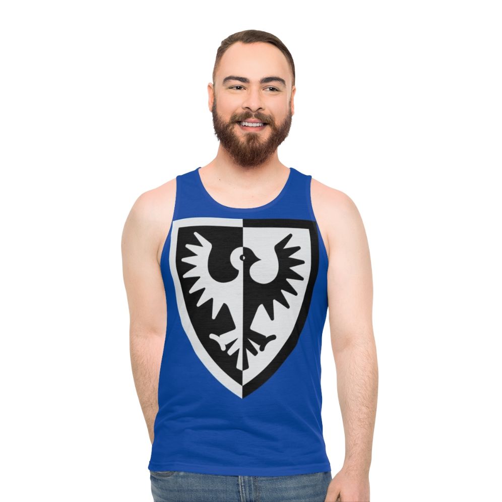 Black Falcon Shield Logo Unisex Tank Top
