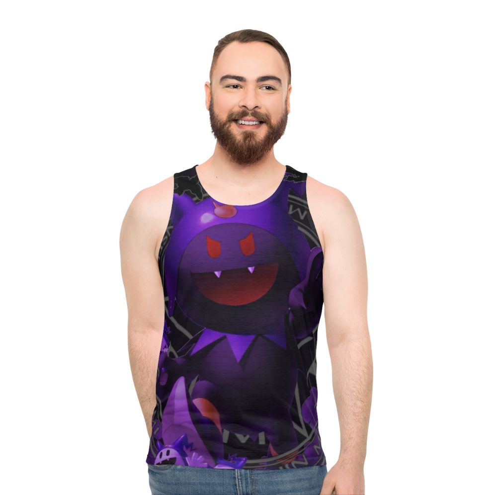 Black Frost inspired unisex tank top