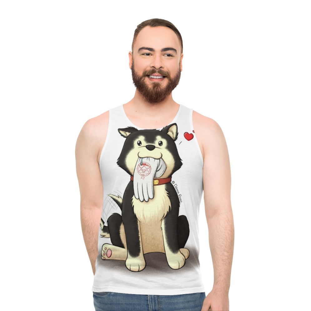 Black Hayate Unisex Tank Top