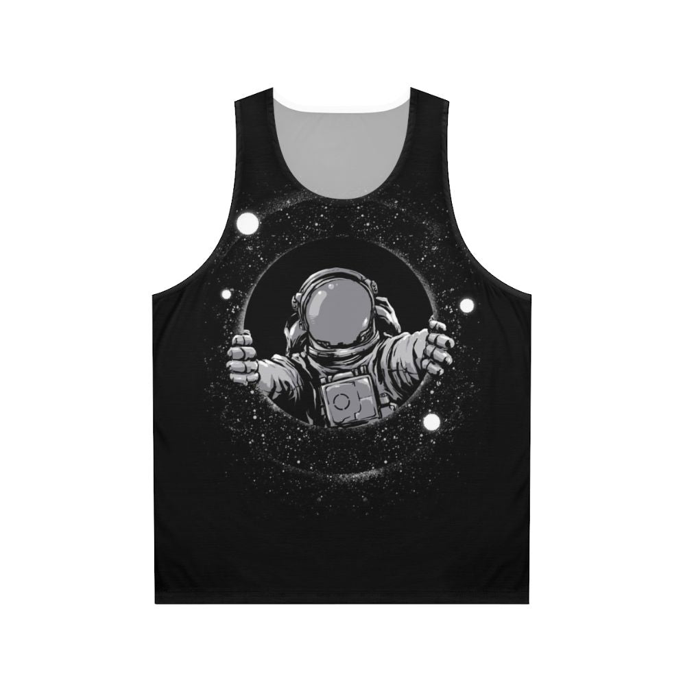 Black hole unisex tank top design
