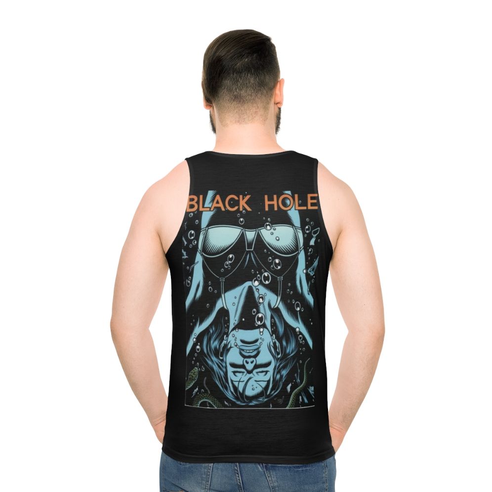 Black Hole unisex tank top featuring Charles Burns' artwork