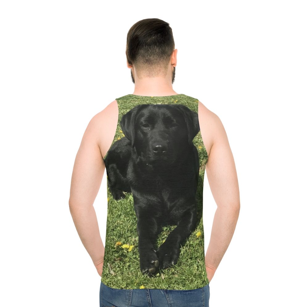 Black Labrador Dog Unisex Tank Top