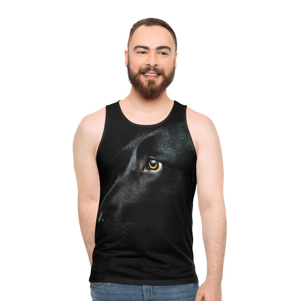 Black Labrador Dog Breed Unisex Tank Top