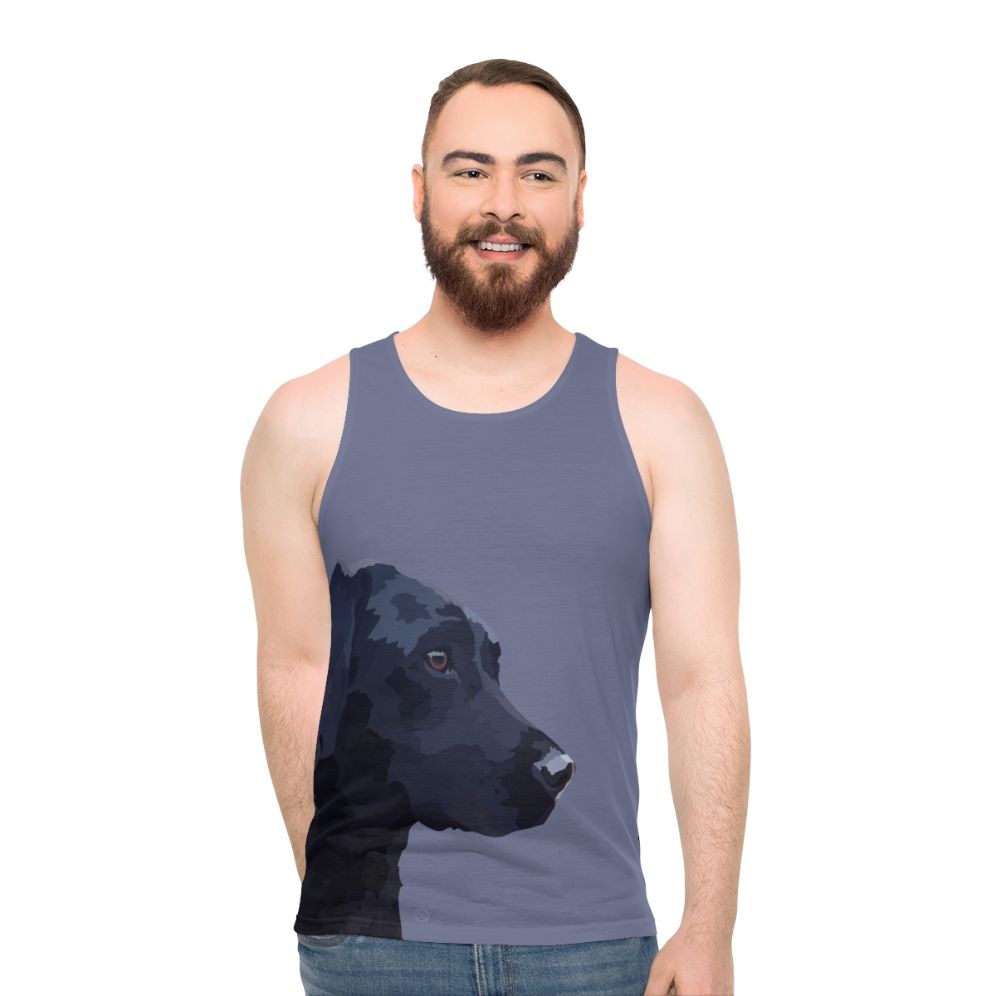 Black Labrador Unisex Tank Top