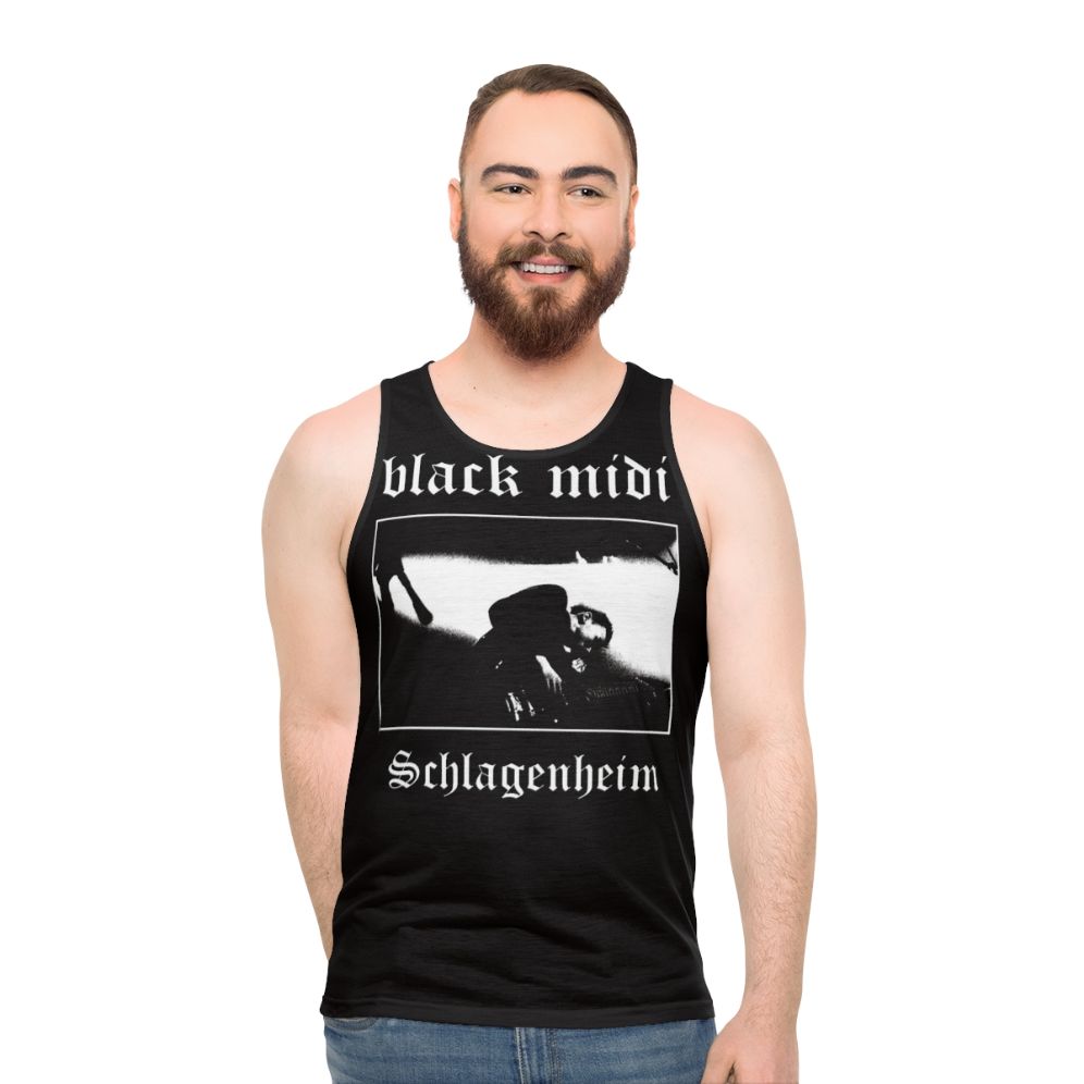 Black Midi Schlagenheim Unisex Metal Tank Top