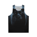 Unisex Black Panther Tank Top Featuring Superhero Design