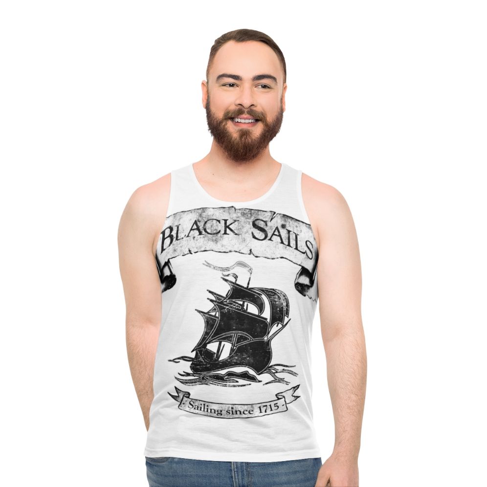 Black Sails Sailing Since 1715 Pirate Tank Top