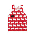 Black sheep pattern unisex tank top