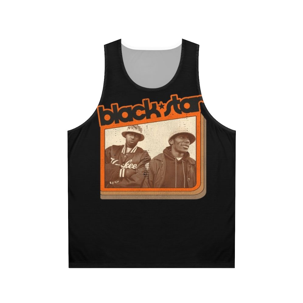 Black Star unisex hip hop tank top