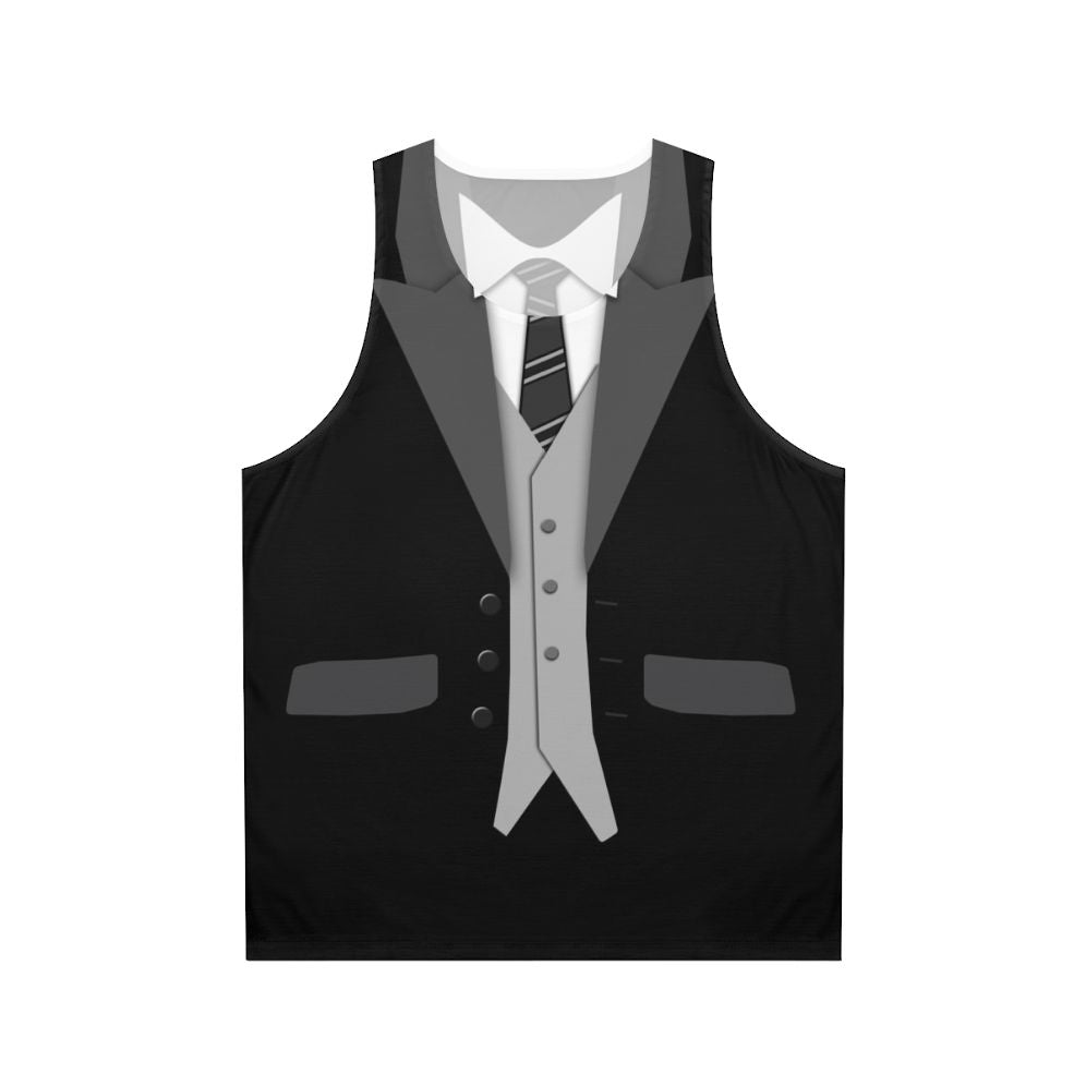 Black suit tank top for formal attire