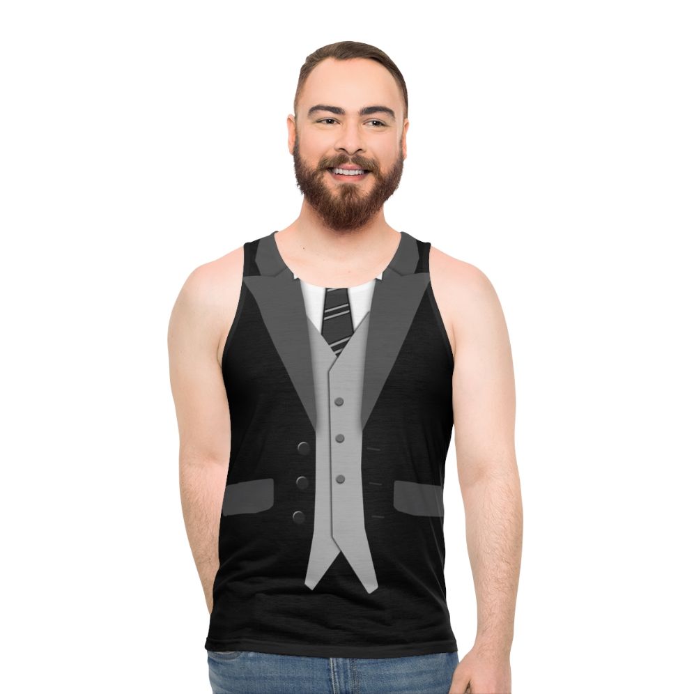 Black suit tank top for formal attire