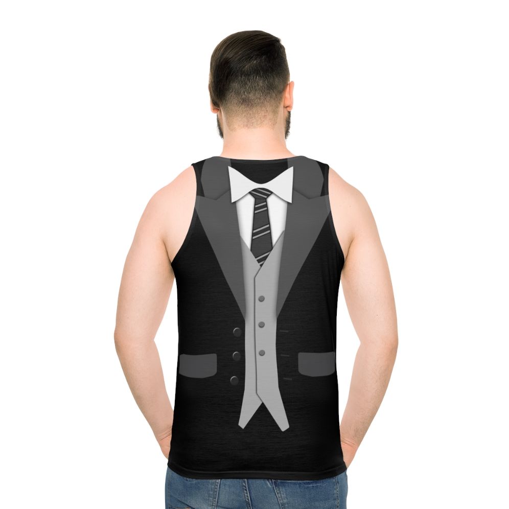 Black suit tank top for formal attire