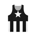 Black Superhero Comic Book Unisex Tank Top