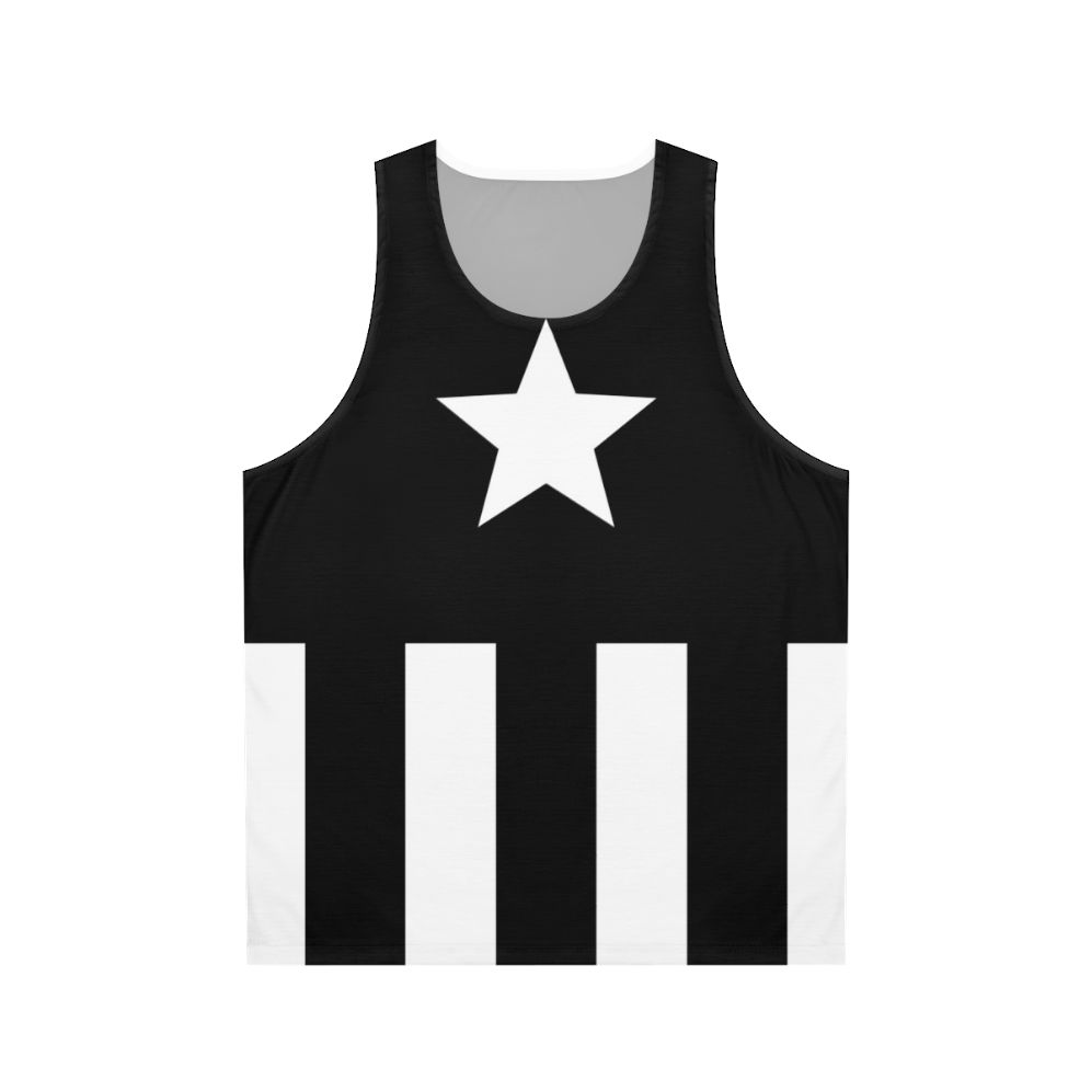 Black Superhero Comic Book Unisex Tank Top
