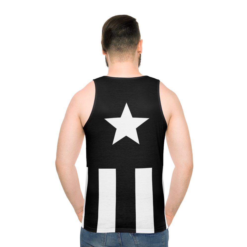 Black Superhero Comic Book Unisex Tank Top