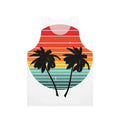 Black unisex summer tank top