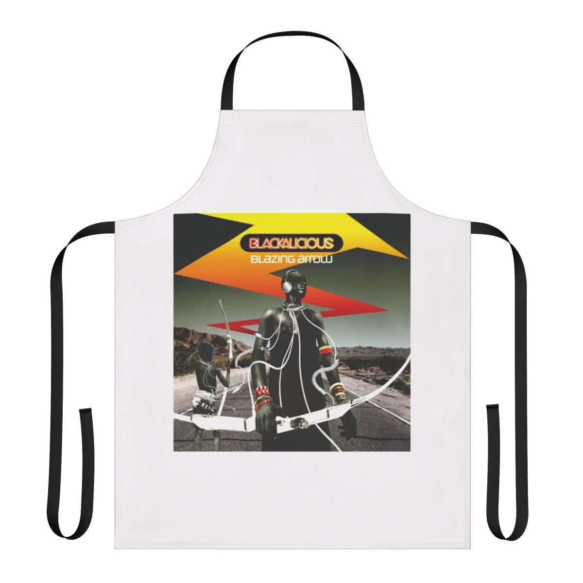Blackalicious-inspired funky apron with west coast hip hop style