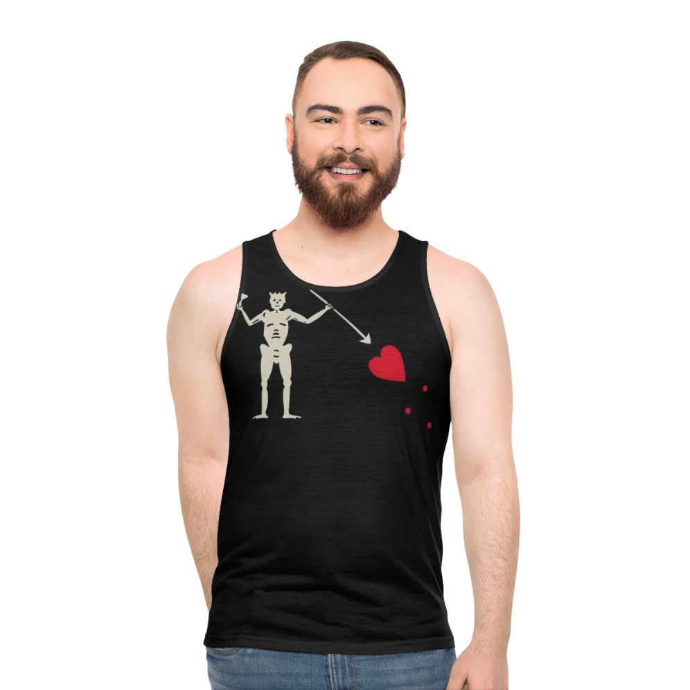 Blackbeard Edward Teach Pirate Tank Top