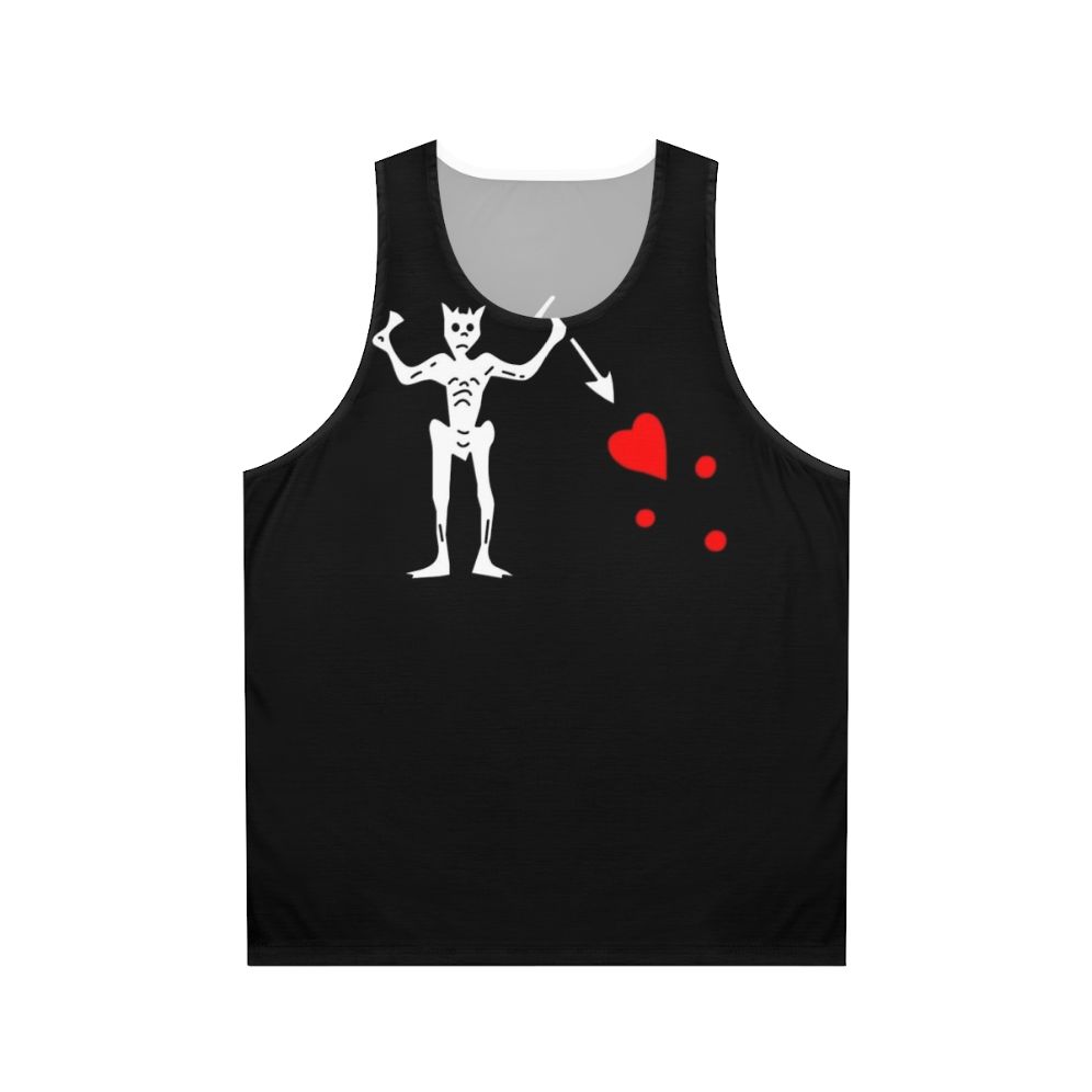 Blackbeard Pirate Flag Unisex Tank Top