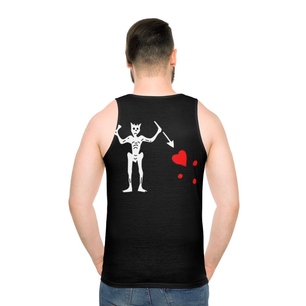 Blackbeard Pirate Flag Unisex Tank Top