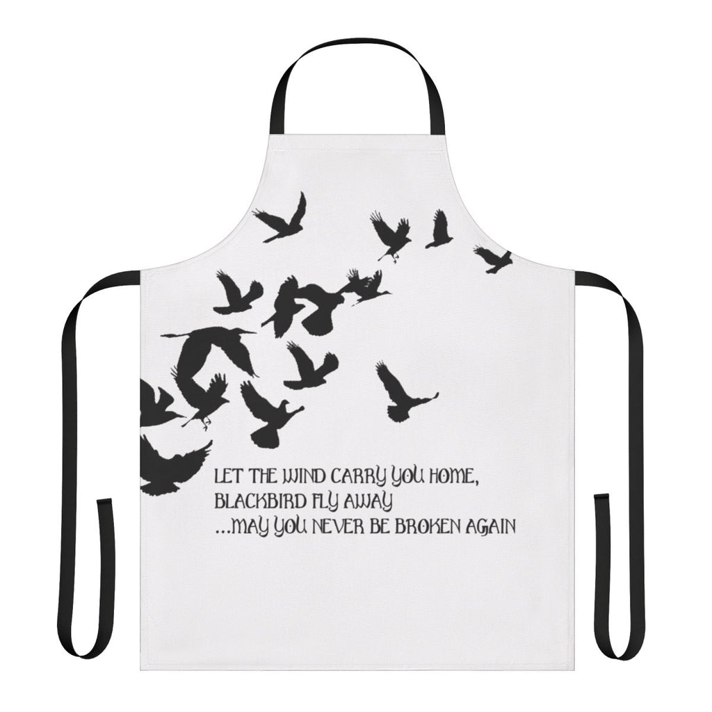 Blackbird alter bridge lyrics printed on a high-quality cooking apron