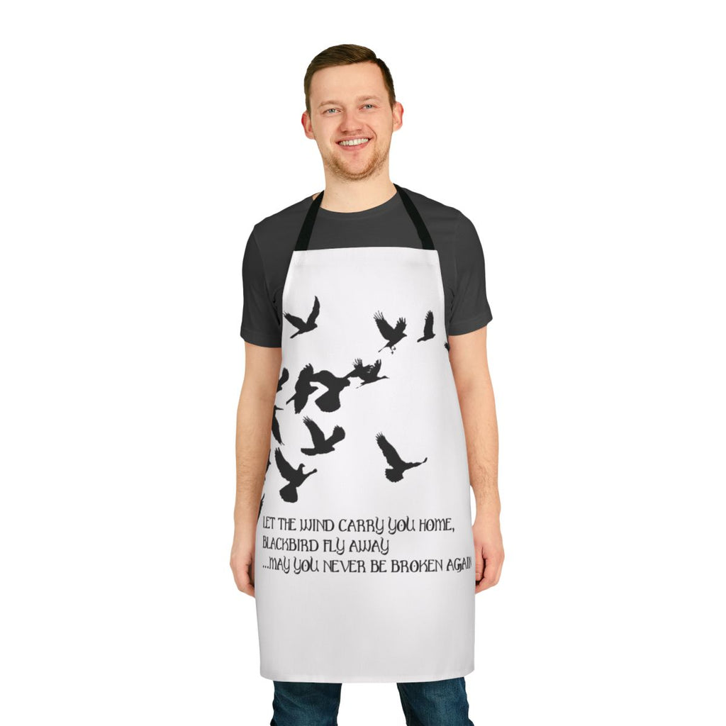 Blackbird alter bridge lyrics printed on a high-quality cooking apron