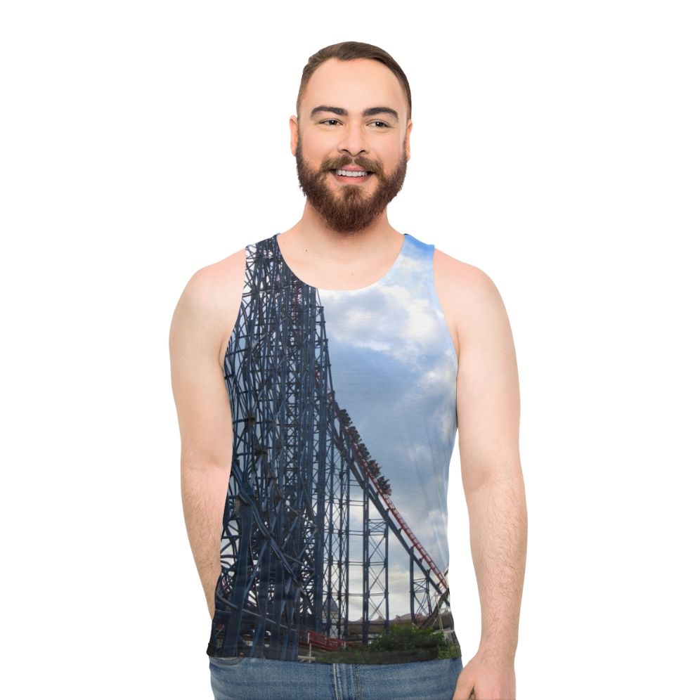 Blackpool Pepsi Max Roller Coaster Unisex Tank Top