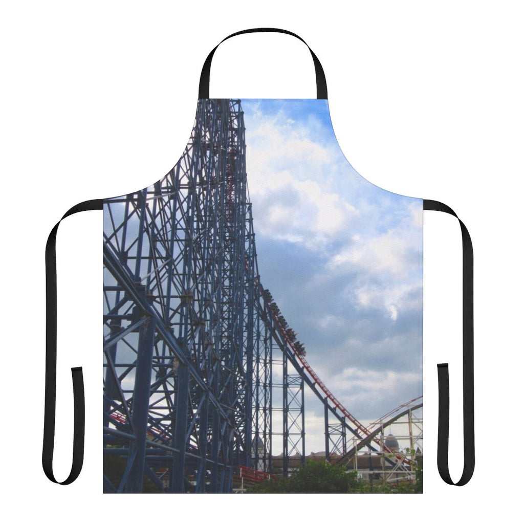 Blackpool Roller Coaster-Inspired Apron for Fans of Blackpool Pleasure Beach's Iconic Ride