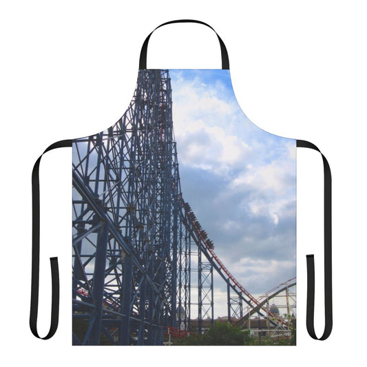 Blackpool Roller Coaster-Inspired Apron for Fans of Blackpool Pleasure Beach's Iconic Ride