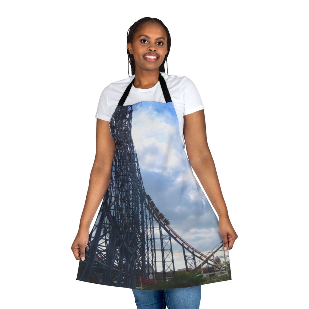 Blackpool Roller Coaster-Inspired Apron for Fans of Blackpool Pleasure Beach's Iconic Ride