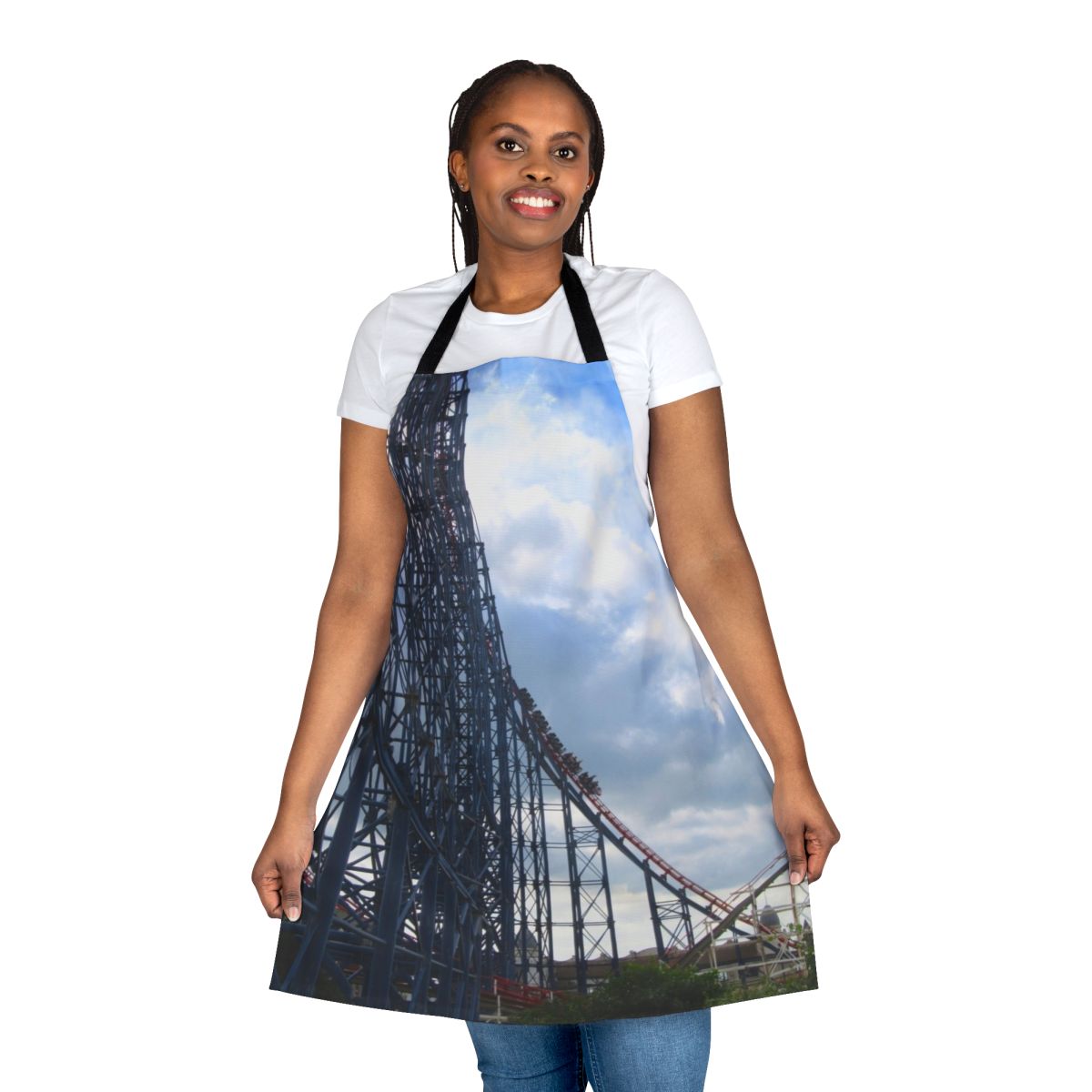Blackpool Roller Coaster-Inspired Apron for Fans of Blackpool Pleasure Beach's Iconic Ride
