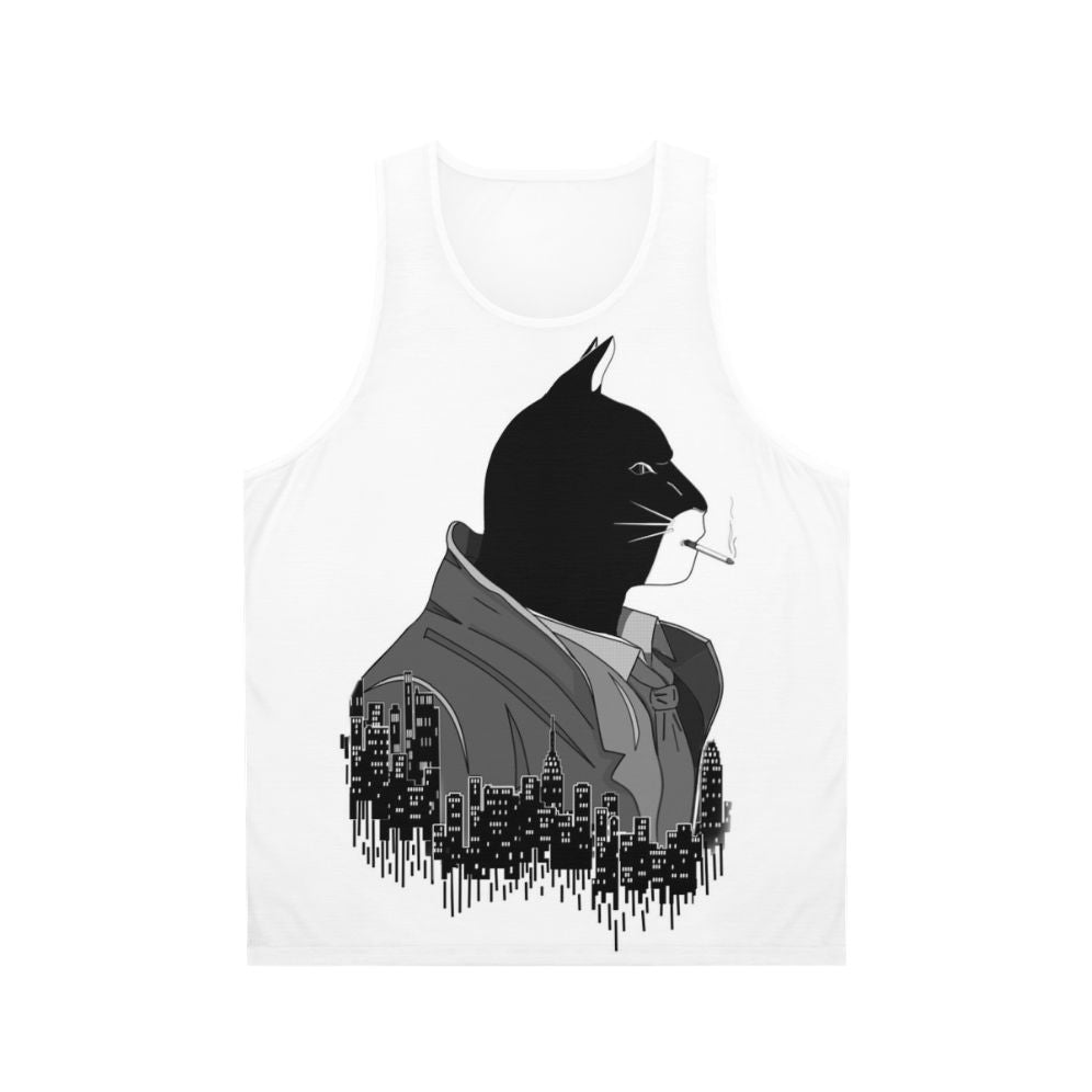 Blacksad Night City Fan Art Unisex Tank Top