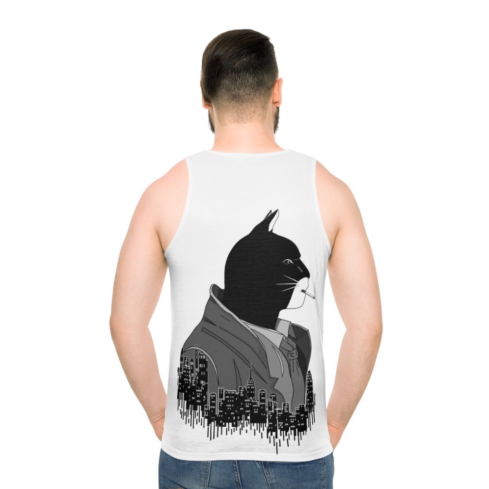 Blacksad Night City Fan Art Unisex Tank Top