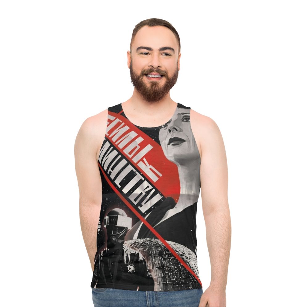 Blakes 7 Servalan Russian Propaganda Unisex Tank Top