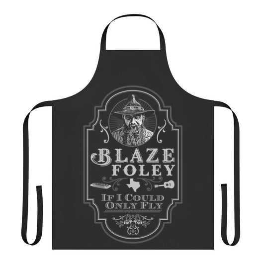 Blaze Foley tribute apron featuring the "If I Could Only Fly" design